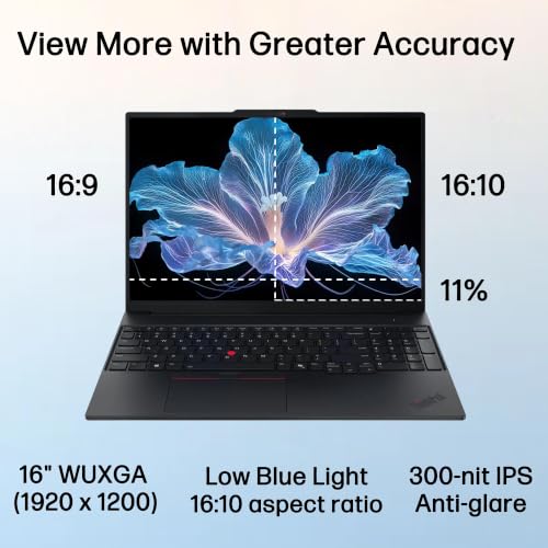 Image of Lenovo ThinkPad E16 Gen 3 Laptop, Ultra 5 225H, 16GB DDR5 RAM, 512GB SSD