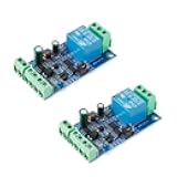 2Pcs 1 Channel Switch Relay Module Modbus Rtu Switching Input Output Relays Board with Anti-Reverse Connection Protection RS485 TTL Communication