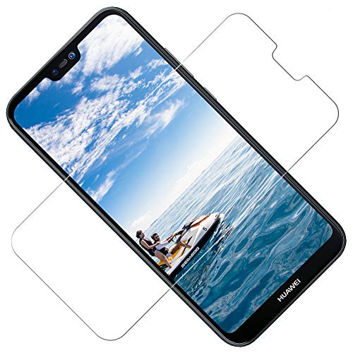TOCYORIC Protector Pantalla Huawei P20 Lite [3 Pack], Cristal Templado Huawei P20 Lite, Vidrio Templado con [Alta Definicion] [9H Dureza] [Sin Burbujas] [Anti-Huella] [2.5D Borde Redondo]
