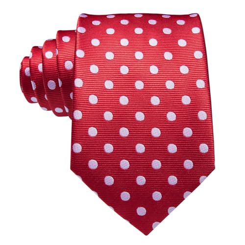 Image of Dubulle Mens Paisley Striped Tie Woven Necktie for Men and Handkerchief Cufflinks Set Wedding Formal Business