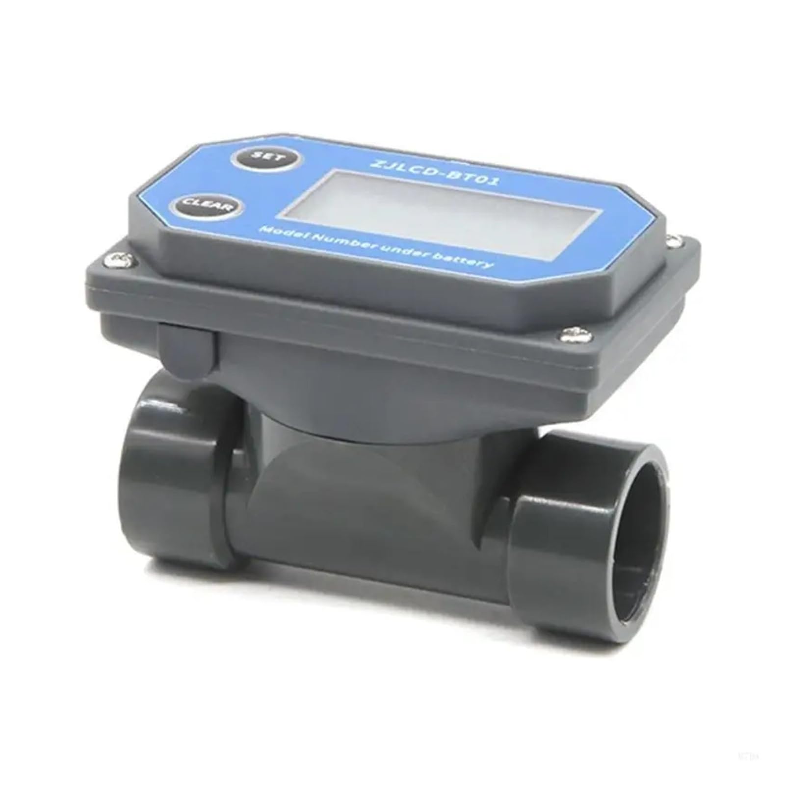 Digitaler Durchflussmesser mit großer Kapazität, 1 Zoll, 1-1/2, 2, 2-1/2, 3, Turbinendurchflussmesser for Schwimmbäder Hohe Empfindlichkeit, geringe Latenz(5-24V Power,DN80)