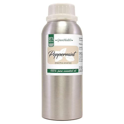 Aceite Esencial de Menta Japonés (100% Pure & Uncut), de 8 oz botella de aluminio – Greenhealth