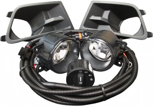 Starkey Products OEM-Style Fog Lights Kit - Compatible with 2010-2012 Ford V6 Mustang