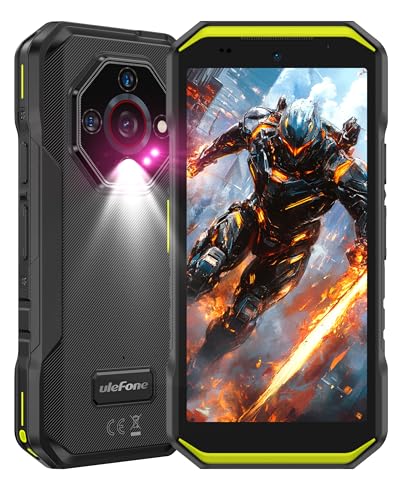 Ulefone Armor X32 Rugged Phone Unlocked, 12GB + 128GB MTK Helio G91, 48MP/20MP Night Vision, 5500mAh, 5.65
