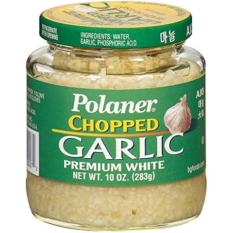 Polaner Premium White Chopped Garlic, 10 Ounce Cover