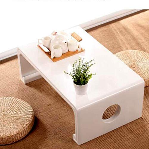 Mesa de madera maciza tatami para aprovechar ventanas pequeñas sin espacio 4