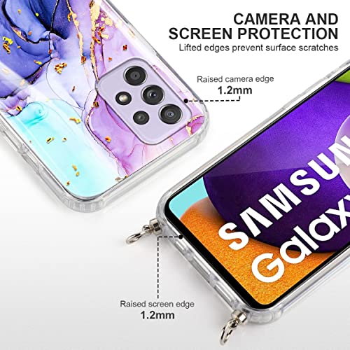 Yoedge Glitter Cover per Samsung Galaxy A52