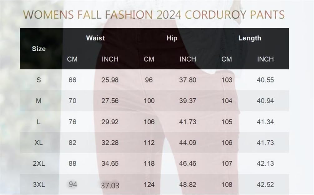 Pantalon de travail en velours côtelé taille haute pour femme, pantalon de travail en velours côtelé avec poches