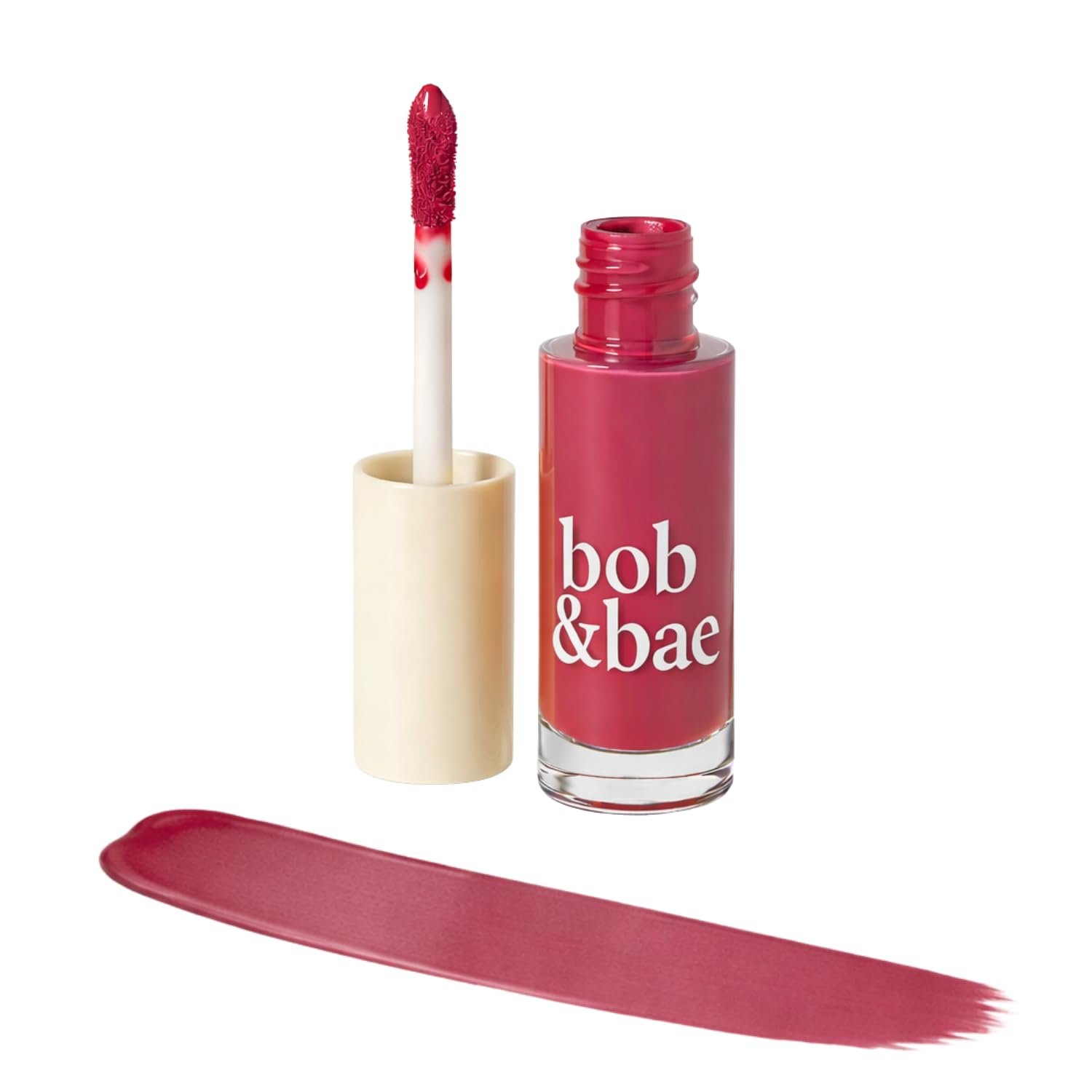 Bob & Bae Semi-Matte Liquid Lipstick with SPF 32+, Hyaluronic Acid & Kojic Acid | 3-in-1 Lipstick for Sun Protection, Hydration & Brightening | Long Lasting, Non-Sticky, Vegan | Transfer-Proof & Smudge-Proof | Lightweight & Long Wear (Ride Me Bae, 2 ml)-image-11
