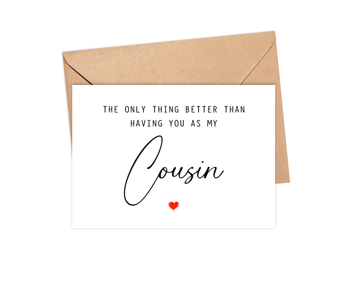 DiandDesignGift The Only Thing Better Than Having You As My Cousin ...Is Our Baby Having You For An Aunt - Pregnancy Announcement Greeting Card -