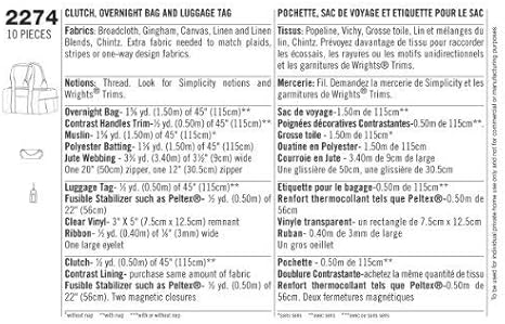 simplicity pattern 2274