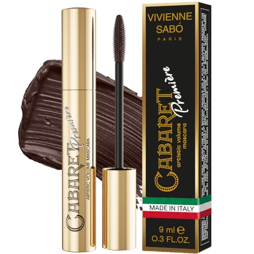 Best Mascara for Natural Look for Women Over 50: 10 Expert-Tested Formulas 2 Vivienne Sabó Cabaret Premiere Brown Mascara, Volume and Length, Defining, Curling, No Flaking, No Clumping, Smudge Proof, Washable, Cruelty-Free, Made in Europe, (05 Brown), 0.3 Fl Oz, 1 Pack