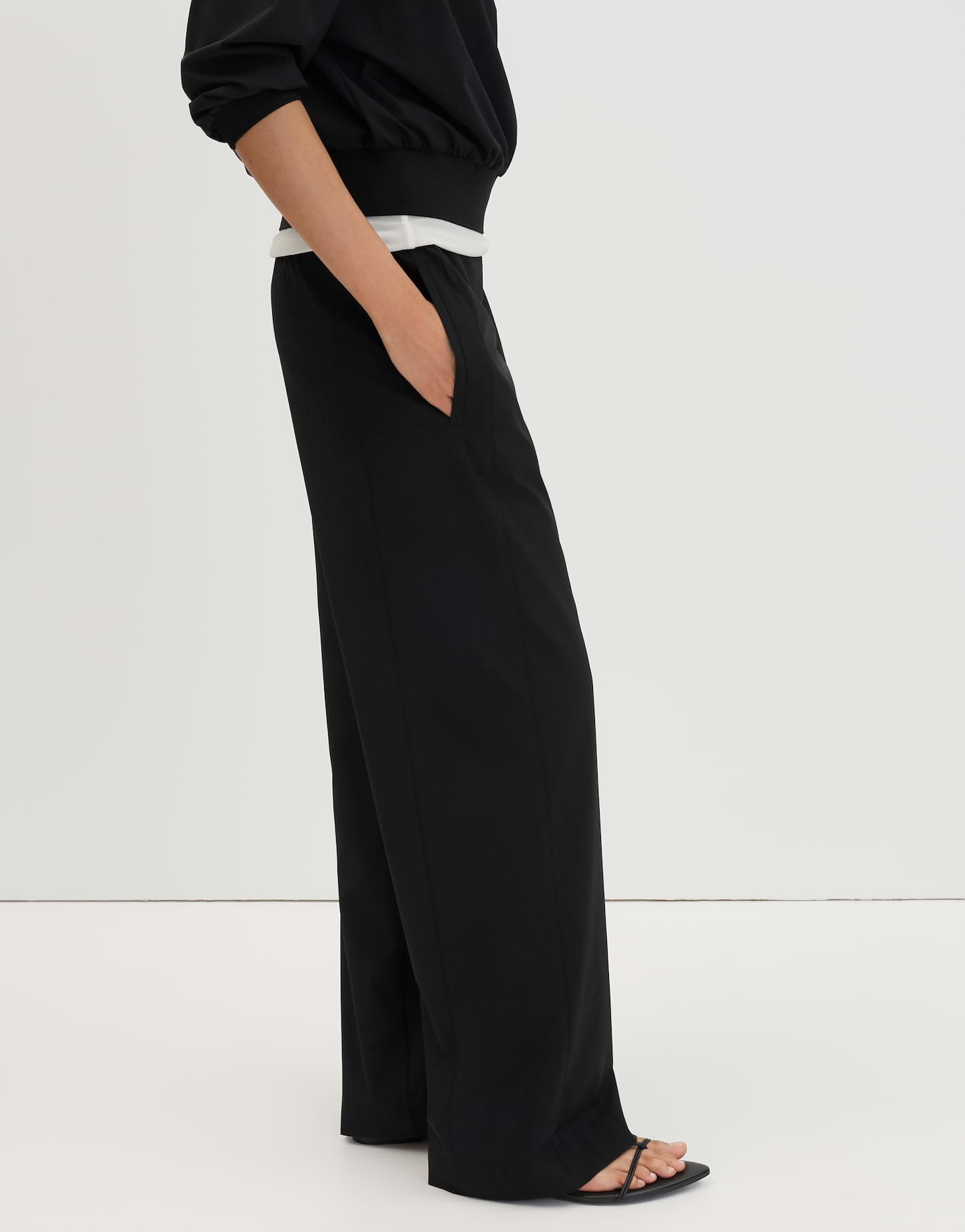 someday Damen Wide Leg Pants | Charlie Wide LINE Wide Leg Pants mit Komfortbund