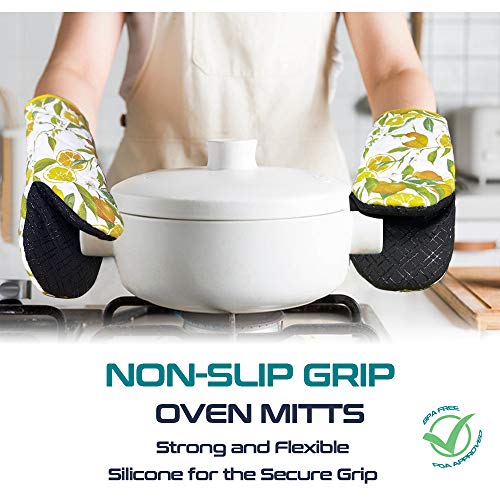 (40 OFF Coupon) Extra Long Silicone Oven Mitts 1 Pair 9.89