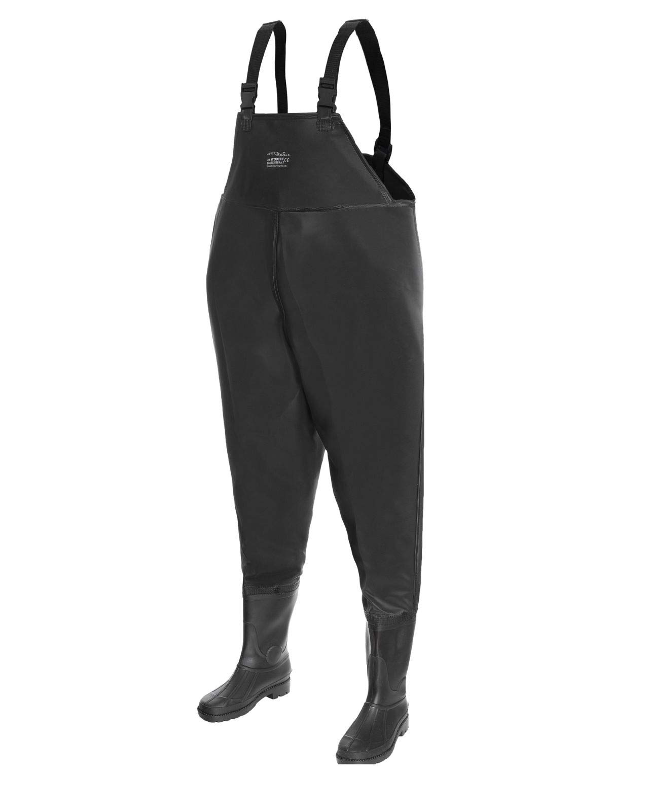 Angleroverall Schwarz PVC Unisex-Erwachsene Anglerbekleidung Fishing