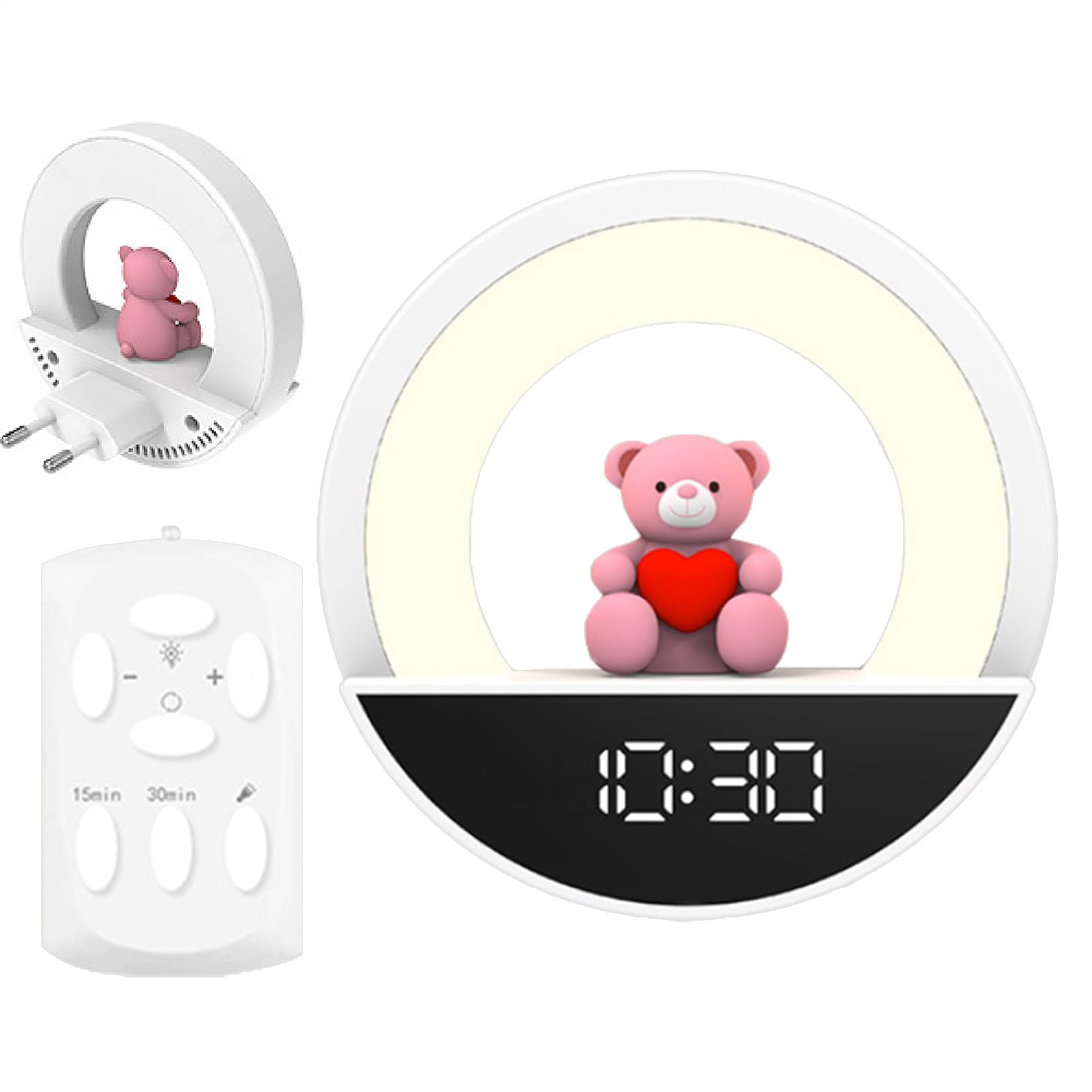 Iluminación de la habitación de los niños Lámpara de mesa LED con suave