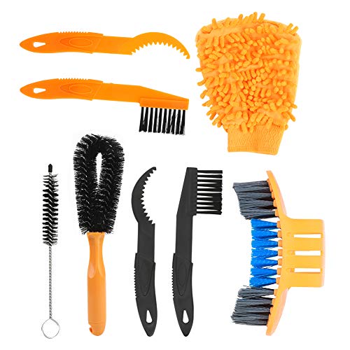 Ferramenta de limpeza de bicicletas de plástico, bem organizada, equipamento de manutenção de bicicl