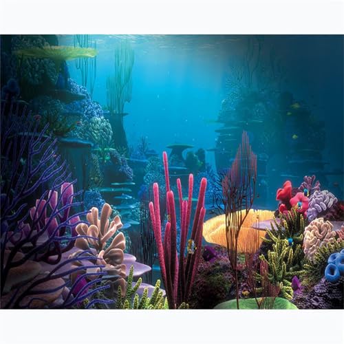 Broderie Diamant Marine Coral 40x50cm : une idée cadeau DIY originale