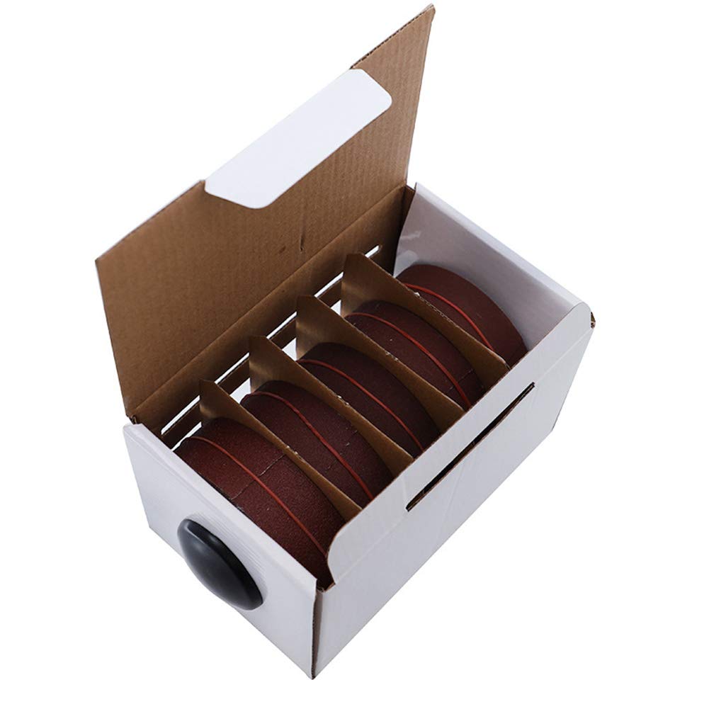 6 metri 150 Grana 240 Grana 320 Grana 400 Grana 600 Grana Rotolo di carta Vetrata Abrasiva, 5 Rolls nastro abrasivo Drawable Emery panno carta vetrata