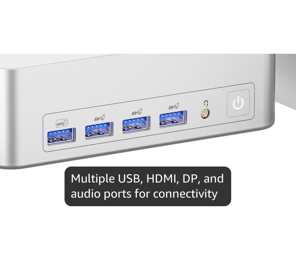 GEEKOM XT1 Mega AI Mini PC,14th Gen Intel Core Ultra U9-185H Processor (16C/22T,up to 5.1 GHz),32GB DDR5 2TB PCIe Gen4 SSD,Mini Desktop Computers Windows 11 Pro,WiFi 7/BT 5.4/Dual 2.5G LAN/USB4.0/8K