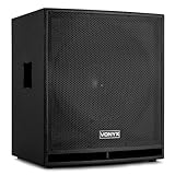 SUBWOOFER ULTRA RESISTANT : Grâce à sa puissance et sa qualité sonore, vous pouvez faire confiance en ce caisson de basse de la marque Vonyx pour exécuter des performances de très haute qualité. Le caisson de basse amplifié dispose d’une plage de fréquences SUB de 40-250 Hz.