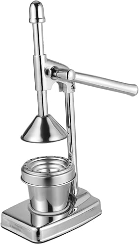 Miniatura 1 de TIDTALEO Exprimidor manual de acero inoxidable para extracción de cítricos sin esfuerzo para naranjas, limones y pomelos, fácil de limpiar, no