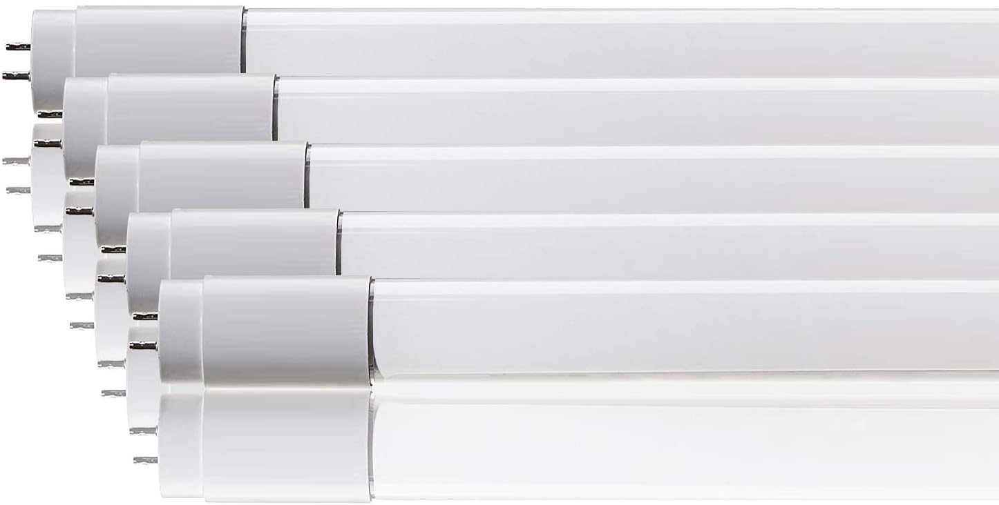 Set of 5 ZoneLED Set 120 cm LED Tube T8 G13 18 W (replaces 36 W Gas Tube) White 6400 K – 1600 LM 160 ° beam, 6000K Weiss, G13, 22.00 W, 220.00 voltsV