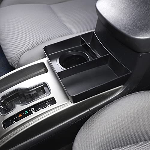 for Tacoma 2006-2015 Cup Holder Storage Box,Car Armrest Box Front Cup Holder Organizer Tray,ABS Center Console Cup Holder Multifunctional Tray Organizer,Portable Auto Organizer Accessories,1 PCS