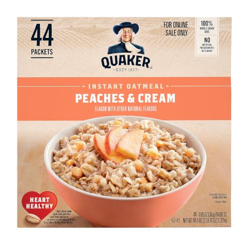 Quaker Instant Oatmeal, Peaches & Cream...