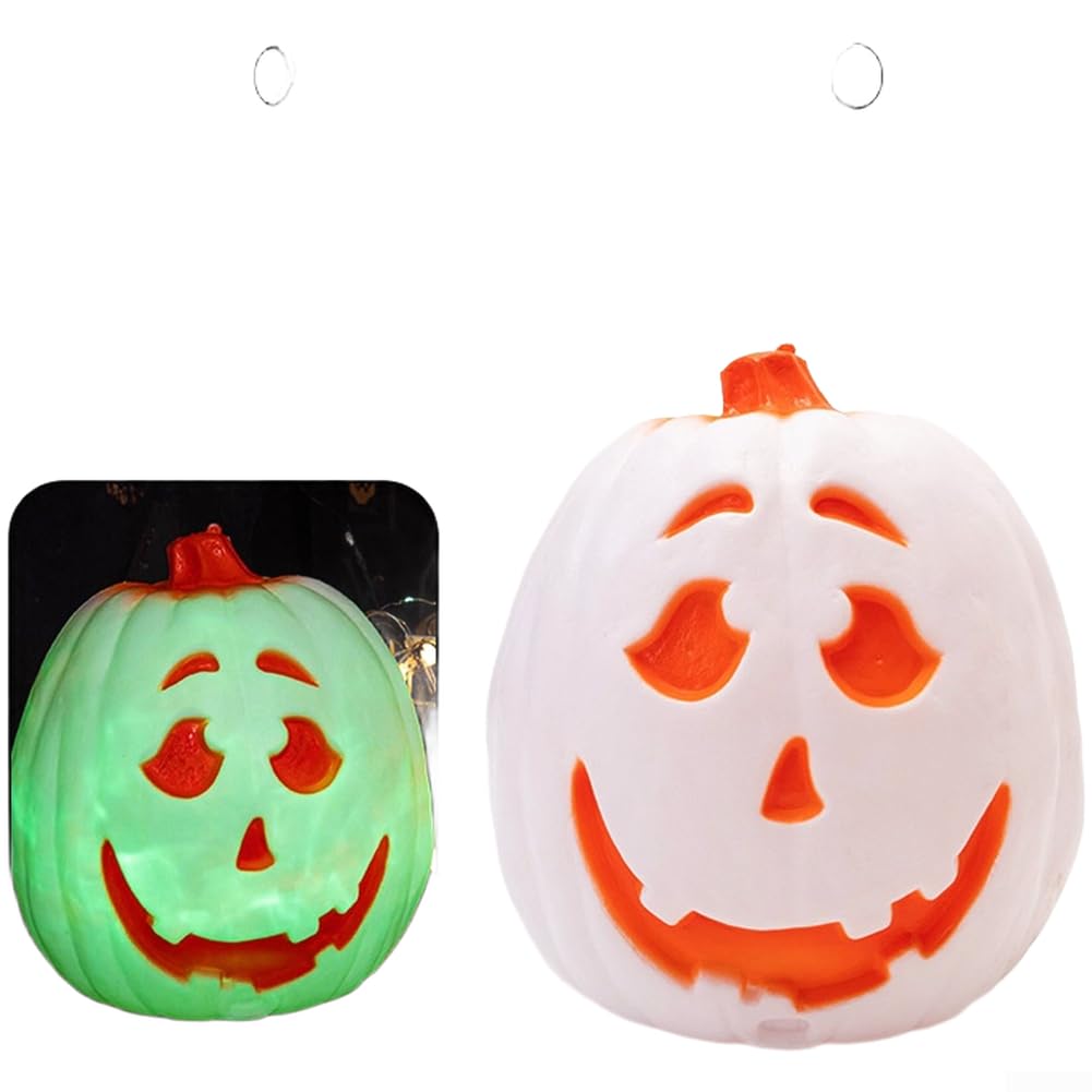 per lanterna Zucca Halloween Luci LED Colorate Attivate Suono
