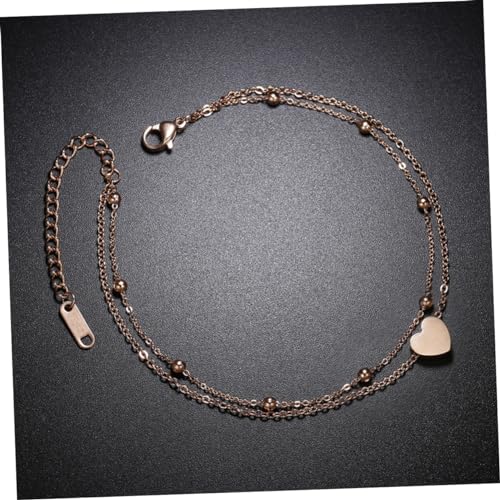 Tobillera inoxidable SOIMISS pack de 3 piezas de joyería para mujer 2