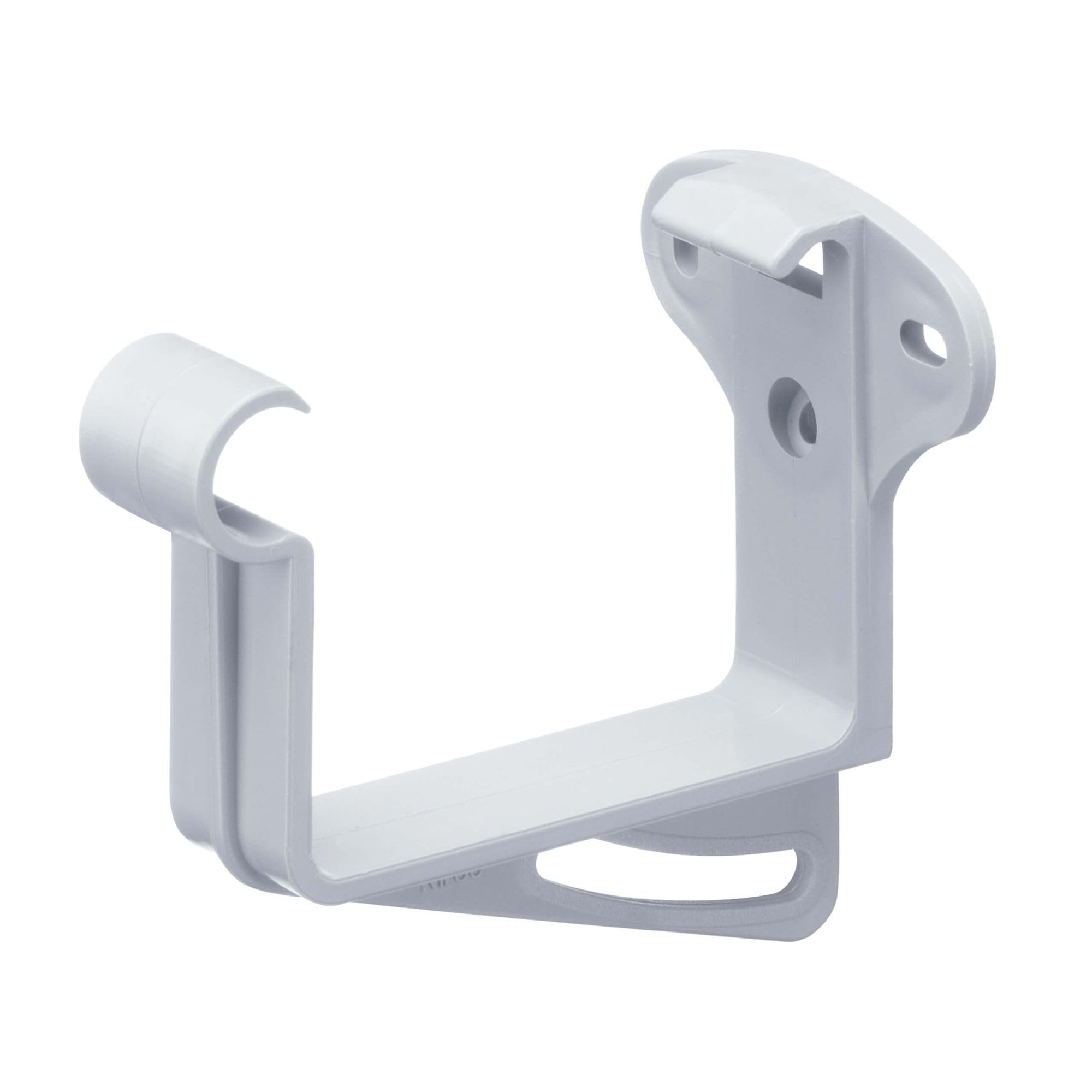 INEFA Fascia Board Bracket, Gutter Bracket Box-Shaped, PVC-U 68mm, White Gutter Bracket, Gutter Accessories, Made in Germany