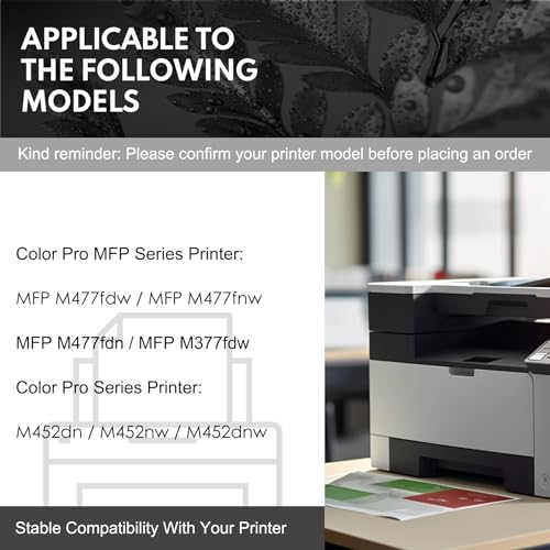 Image of 410A Toner Cartridges 2 Black CF410A M477fnw M477fdw M452dn M452nw