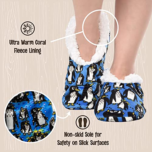 Image of Lazy One Fuzzy Feet Slippers for Women, Cute Fleece-Lined House Slippers, Cute Slipper Socks