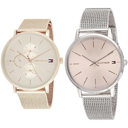 Tommy Hilfiger Reloj Analógico De Cuarzo Multifunción Para Mujer 781944 Reloj Analógico De Cuarzo Para Mujer Con Correa De Malla De Acero Inoxidable Plateada - 1782244 Tommy Hilfiger Reloj Analógico De Cuarzo Multifunción Para Mujer 781944 Reloj Analógico De Cuarzo Para Mujer Con Correa De Malla De Acero Inoxidable Plateada - 1782244