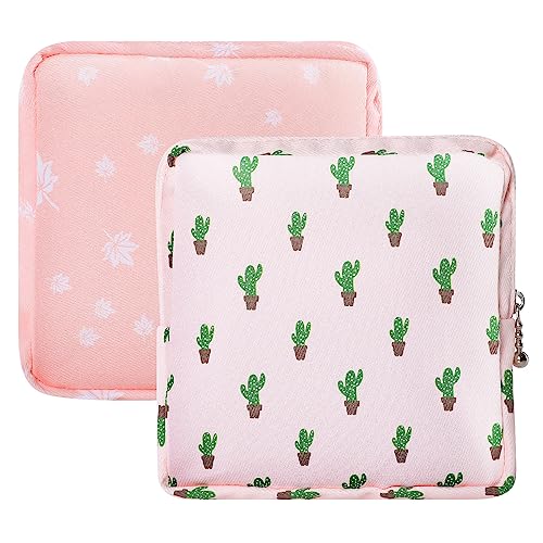 Ouligay 2 Bolsas de Almacenamiento para Toallas Sanitarias, Servilletas, Periódicos y Productos Femeninos - Organizador de Tampones