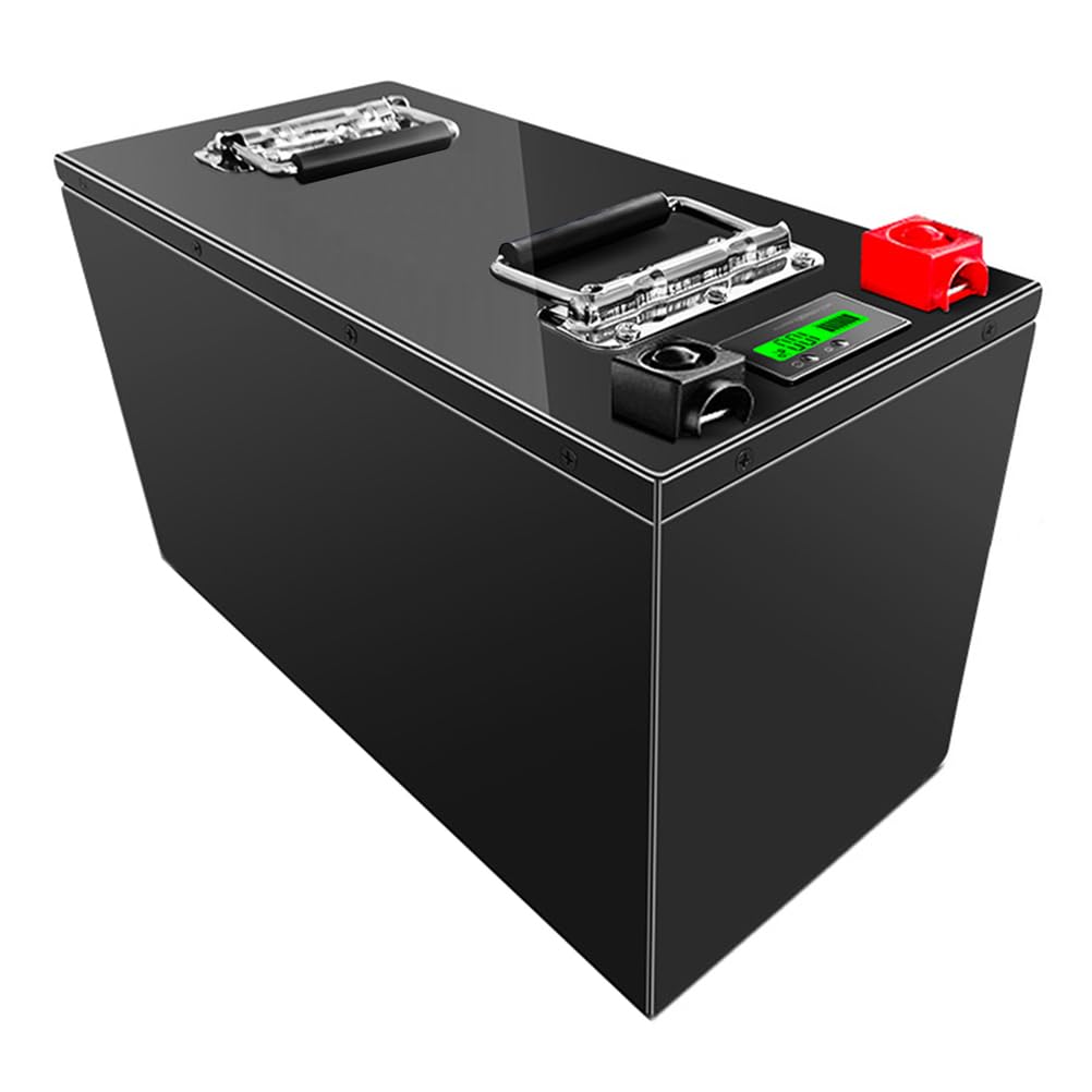 Batteria al Litio Ferro fosfato 12V 24V Batteria LiFePO4 50AH 100AH ​​150AH 200AH 300AH per Motore 0-3600W con BMS