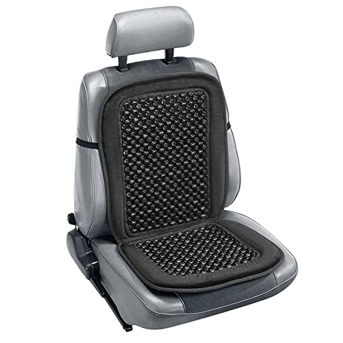 Taylor & Brown Universal Beaded Seat Cushion Cover Massaging Relax Front Chair Improve Posture and Comfort, Ideal For: Cars, Van's, 4x4's and Caravan's