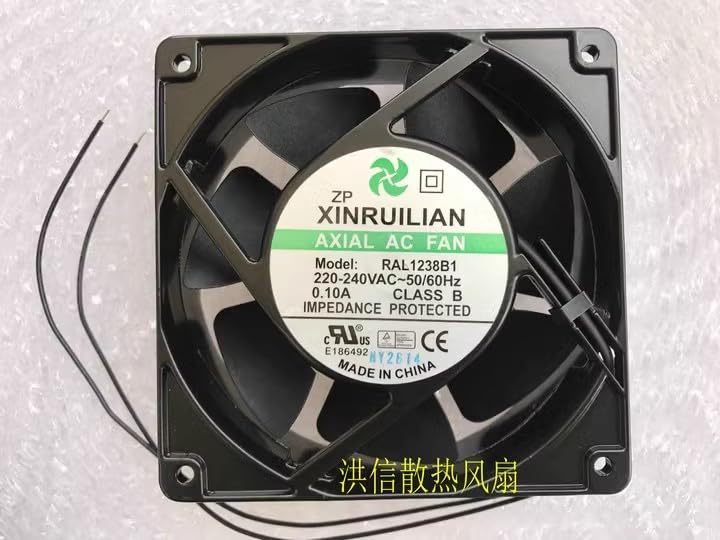 Ventilateur PC 120mm 12038 RAL1238B1 extracteur air chaud 240VAC armoire
