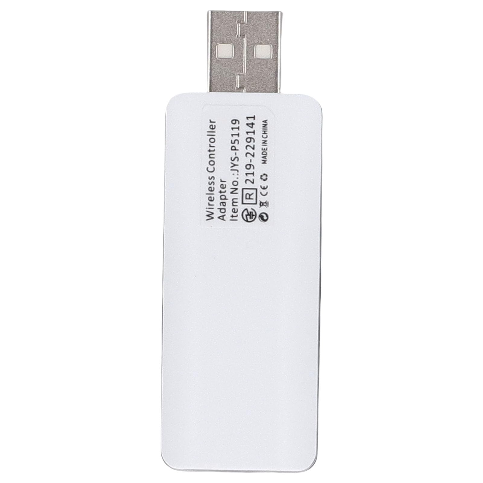 Naroote Adattatore Controller Wireless, Convertitore Adattatore Controller Wireless USB, Bluetooth V5.3 con Plug and Play, Ideale per, PC e Console di Gioco (WHITE)