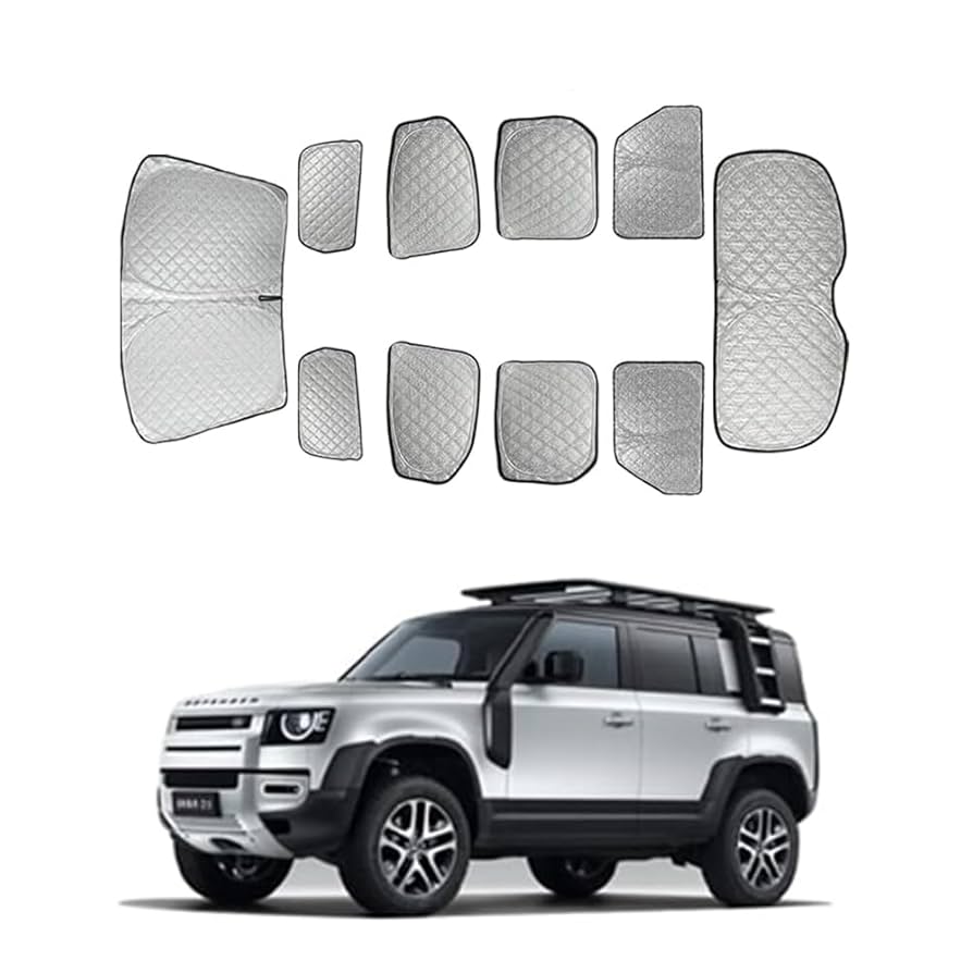 ランドローバー ディフェンダー110 サンシェード　フロント&リアセット Amazon | ランドローバー ディフェンダー 110系 サンシェード 車