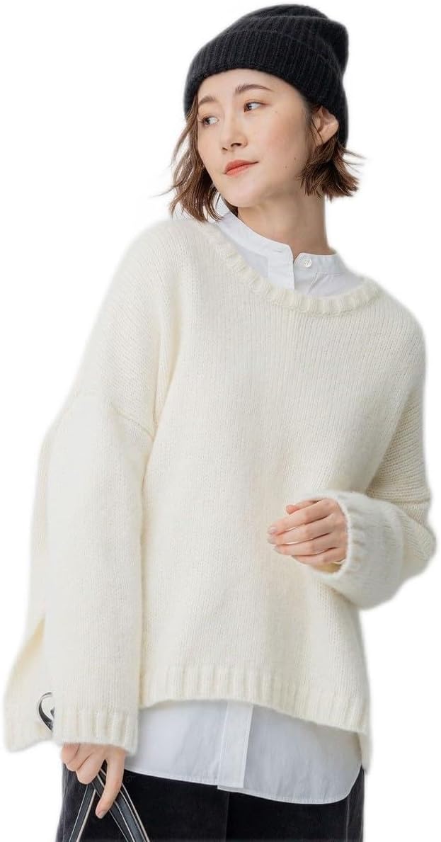 新品！23区【滝沢眞規子さん着用】ベビーアルパカ クロップド ニット　Mサイズ 23区｜【滝沢眞規子さん着用】ベビーアルパカ クロップド ニット