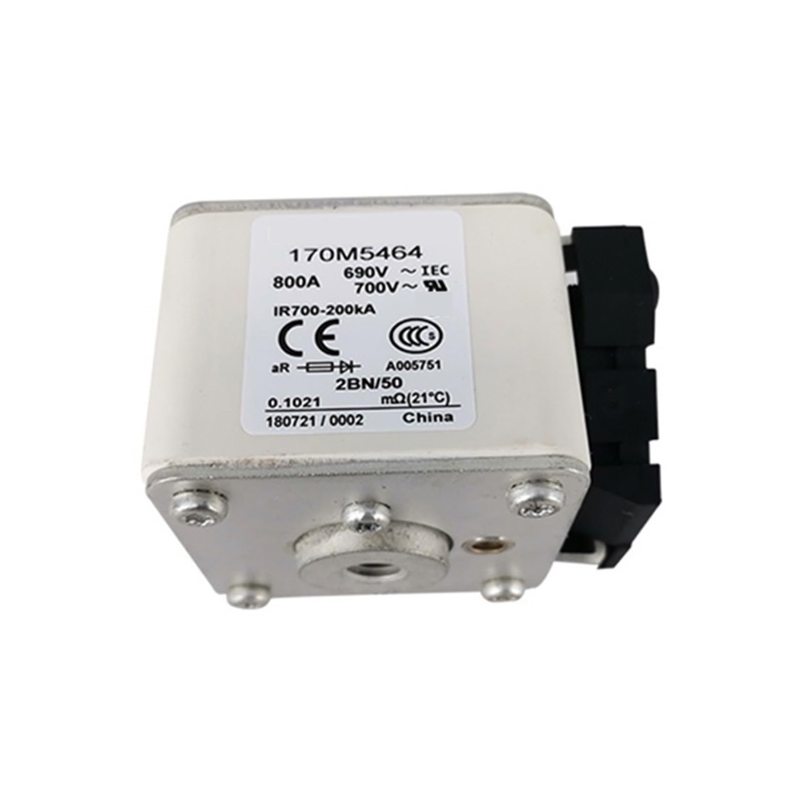 Fusible rapide basse tension 170M5464 de haute précision pour armoires électriques