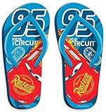 Original Lizenz Disney CARS Disney Cars Flip Flop Zehentrenner Badeschuhe Badelatschen blau (25/26)