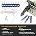 KIMSING MTSD-19 12 Gauge 3/4 Inch X .109 Inch Smooth Shank Plastic Collated Concrete and Steel Drive Pin Mechanical Galvanized for Gas Power Concrete and Steel Nailer 1000 PCS/Box (1 box)