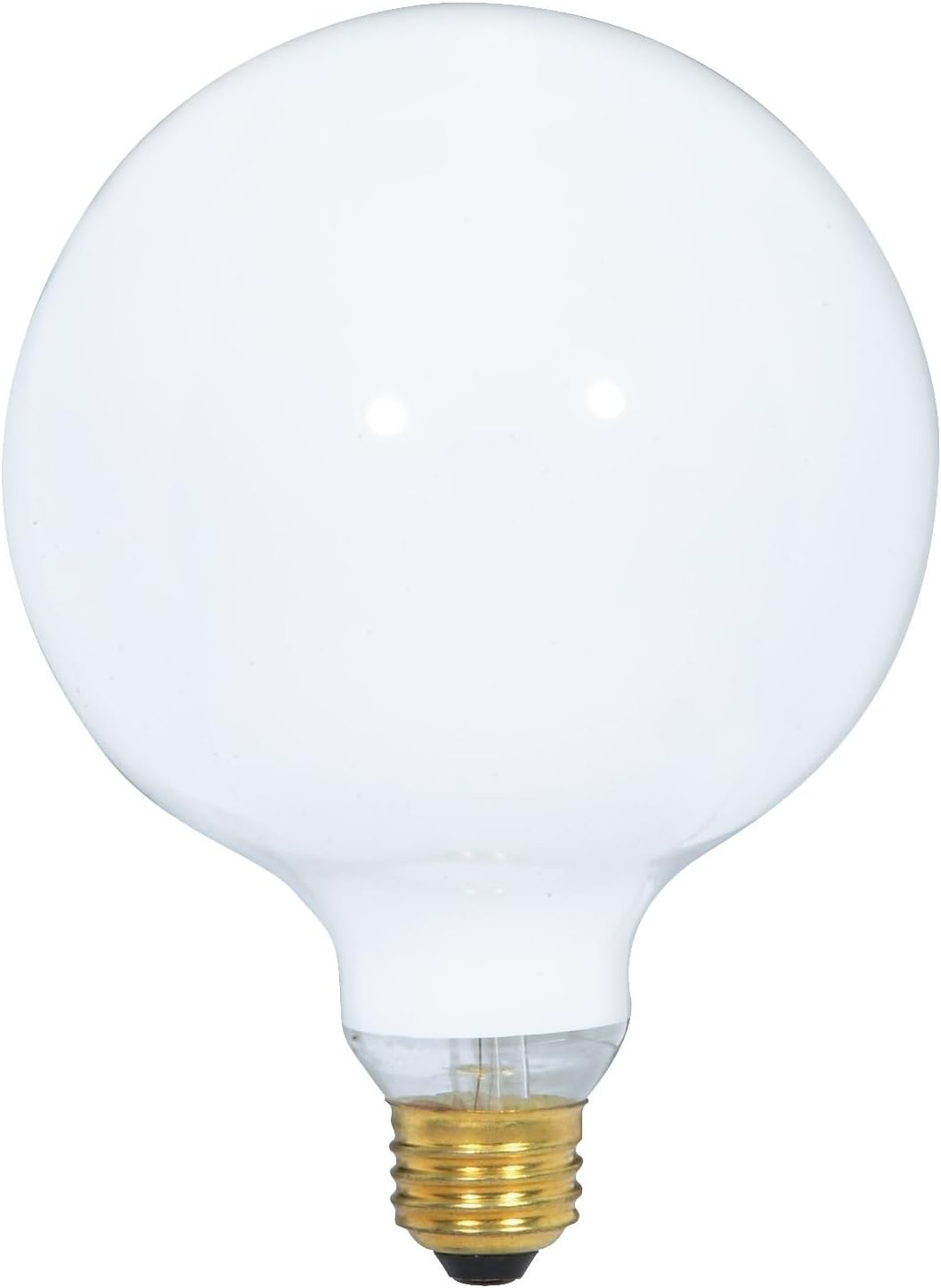 S3004 120-Volt 150-Watt G40 Medium Base Light Bulb, Gloss White - 2 Pack