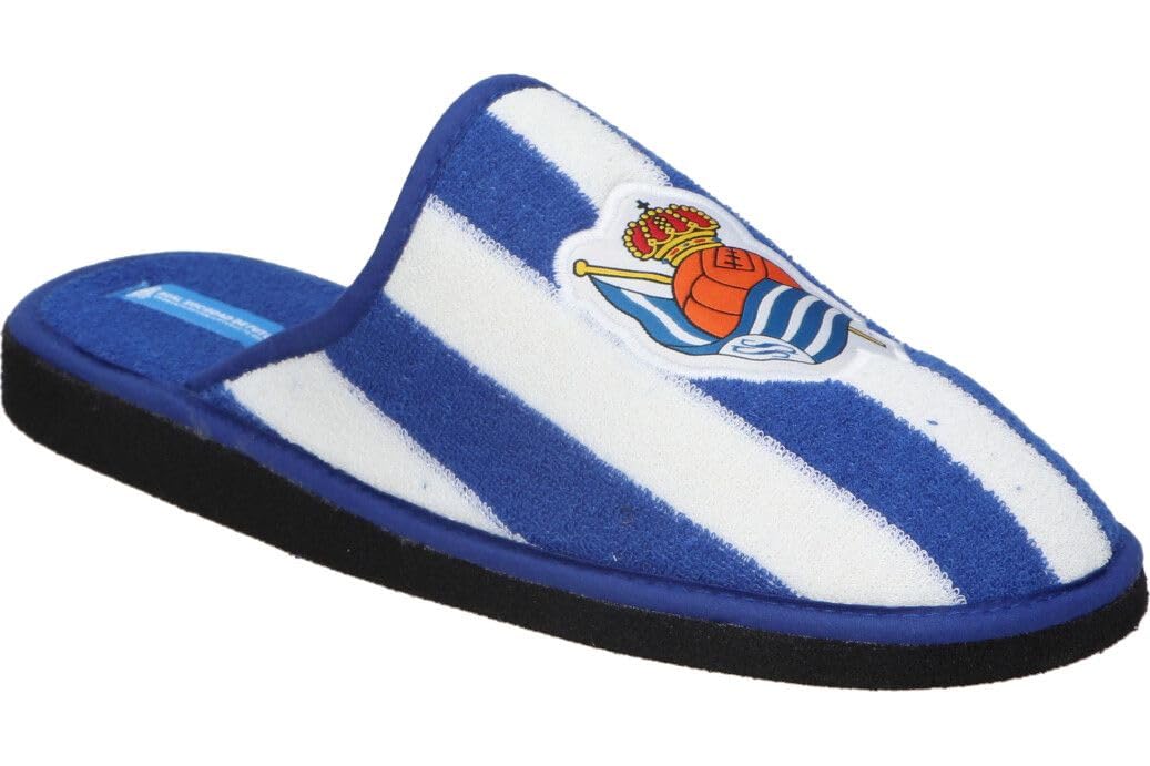 MARPEN SLIPPERS Pantofole Invernali Ufficiali FC Barcelona Con Tacco - Unisex, Modello Aperto Blaugrana, Taglia 46