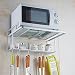 Produktbild OTTOCASA Mikrowelle Backofen Wandhalterungen Edelstahl Universal Regal Mikrowellenhalterung Multifunktionshaken (Multifunktional)
