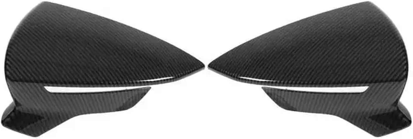 BEUTEE Car Mirror Pair Rear View Mirror Protective Covers Left Right Replacement Compatible with Mk3 5F ST FR 2013‑2019 (Color : Carbon Fiber Style)