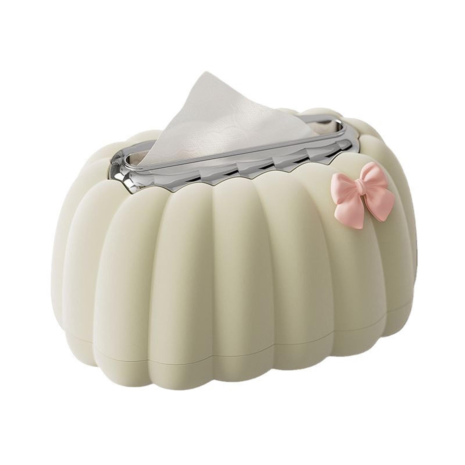APGLSXY Stylish Pumpkin Shaped Tissue Container Hassle Easy Cleaning Durables Materials for Dining Table Multifunctional Desk Tissue Storage